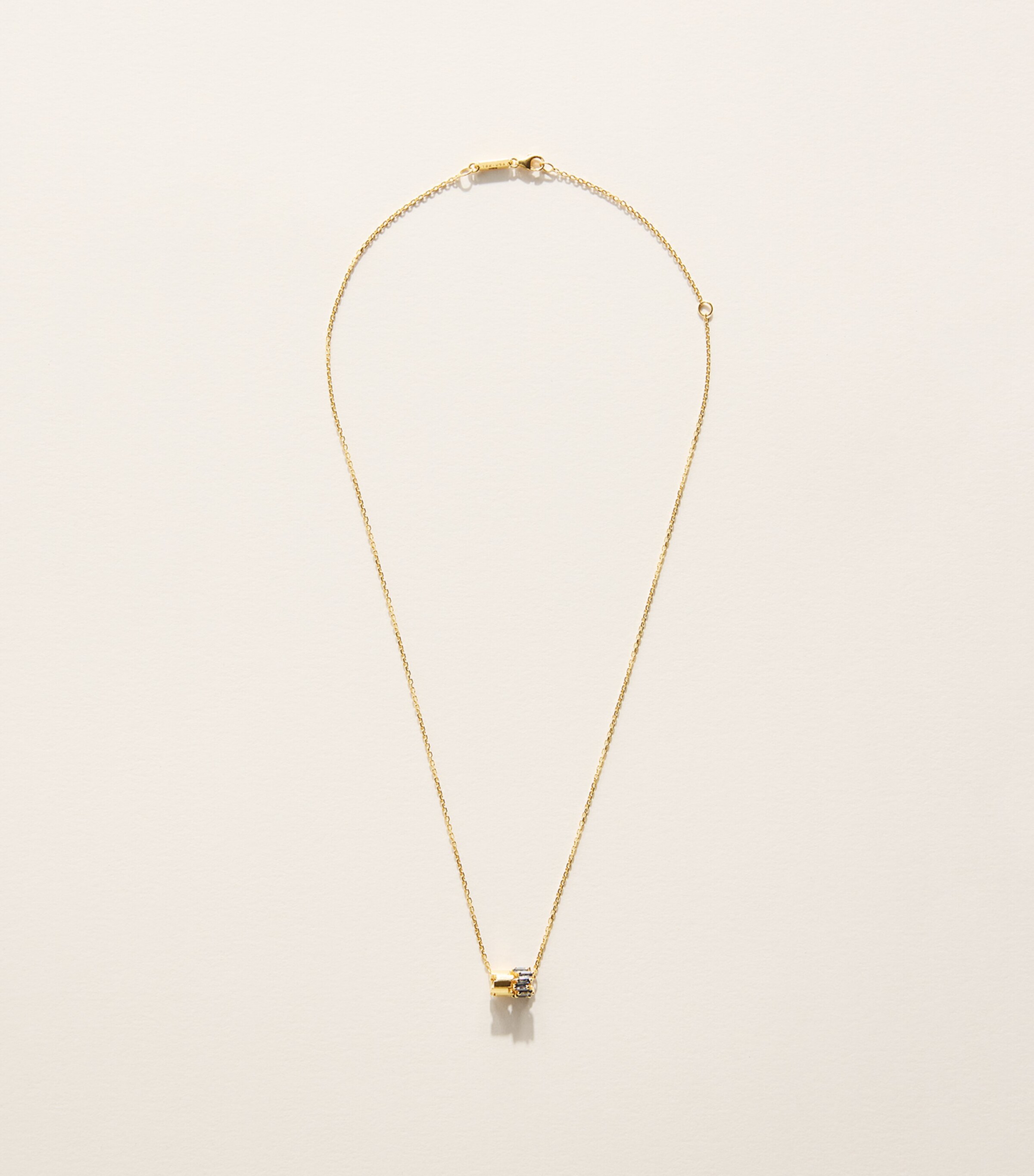 Suzanne Kalan Yellow Gold and Blue Sapphire Infinite Roundelle Pendant Necklace Yg/lb Image 2