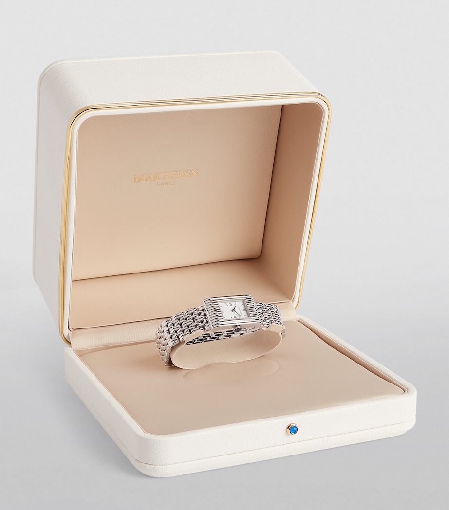 Stainless Steel Reflet Watch 18mm WHITE Image 6