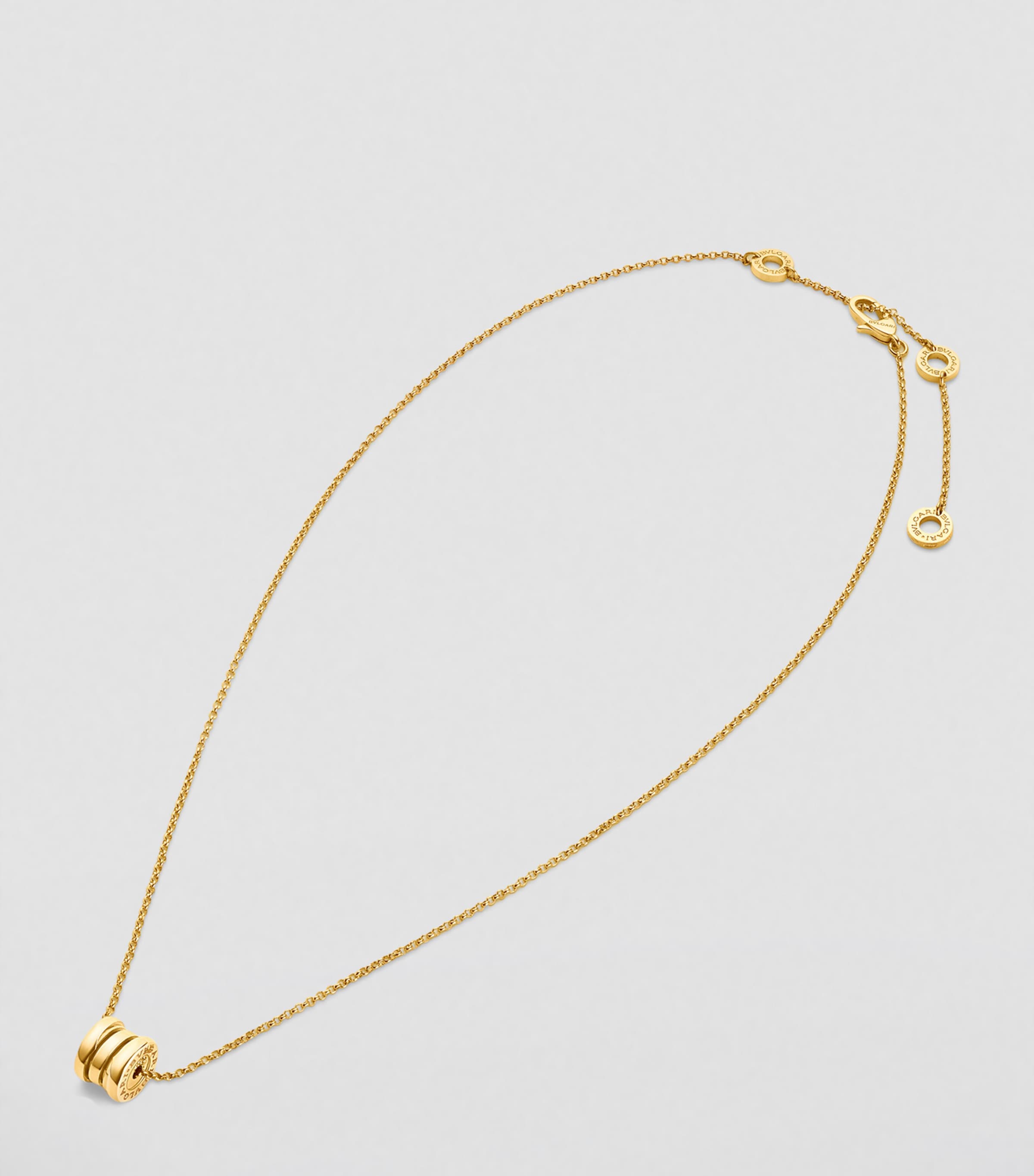 Mini Yellow Gold B.zero1 Pendant Necklace YELLOW GOLD Image 2