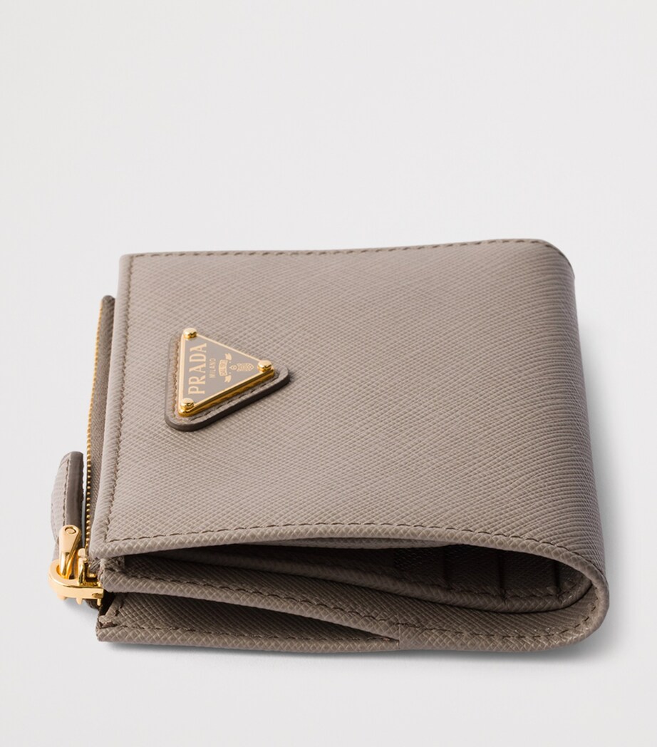 Small Saffiano Leather Wallet F0572 Image 4