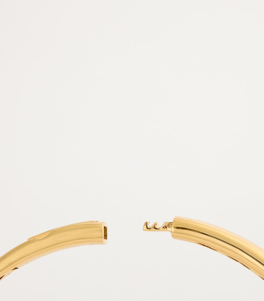 Yellow Gold and Diamond Zeus Bangle YELLOW GOLD Image 4