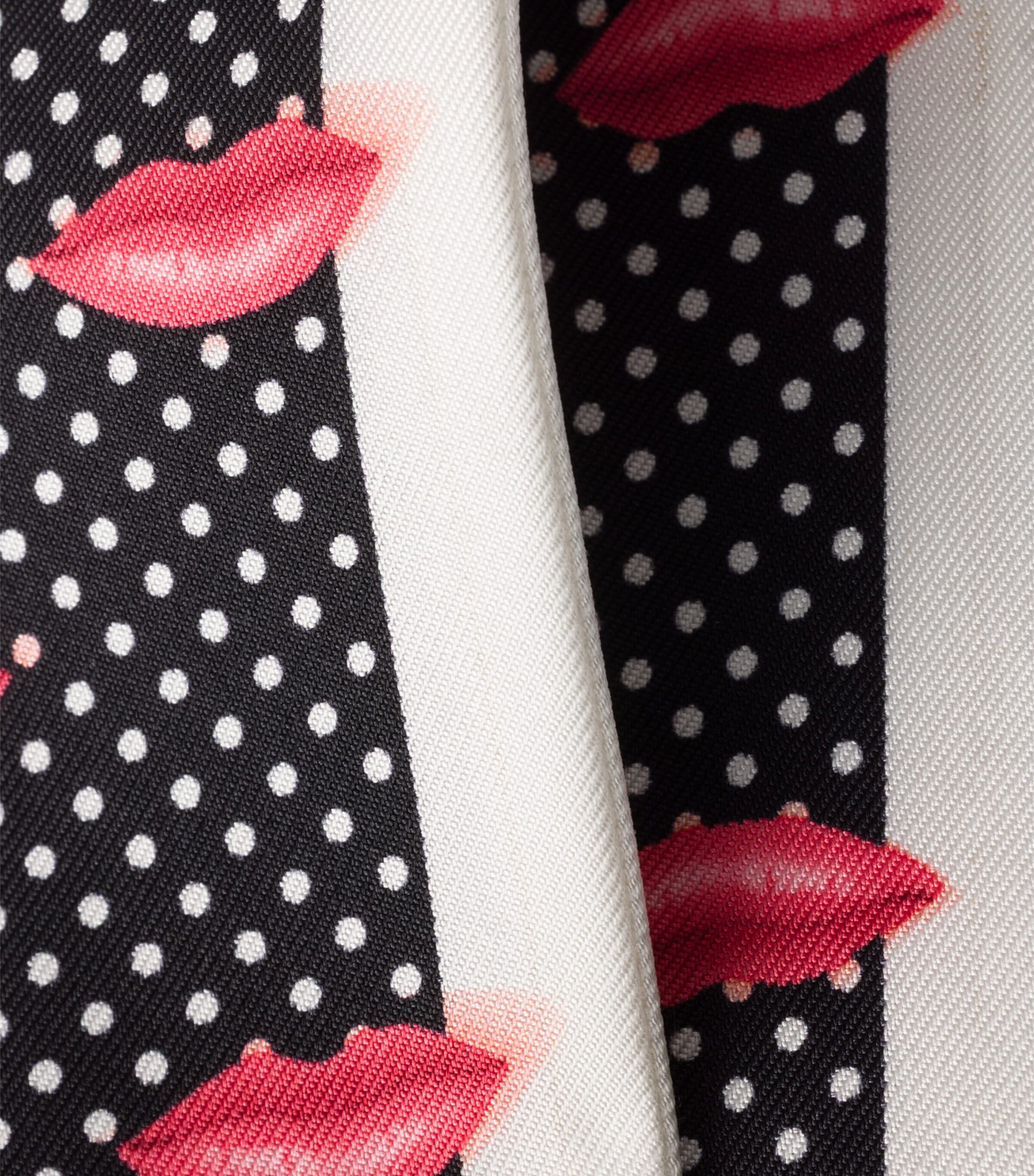 Silk Printed Skinny Scarf F0002 Image 2