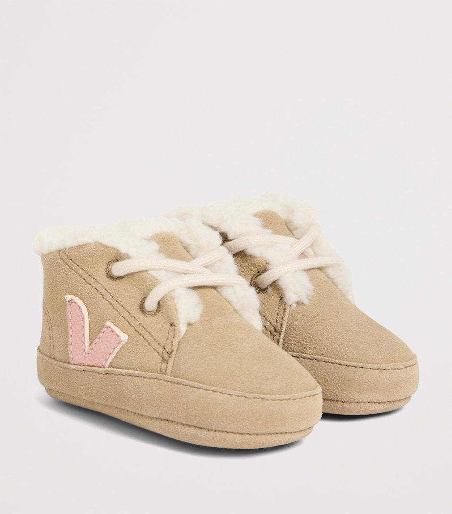x Veja Suede Low-Top Sneakers TAUPE Image 2