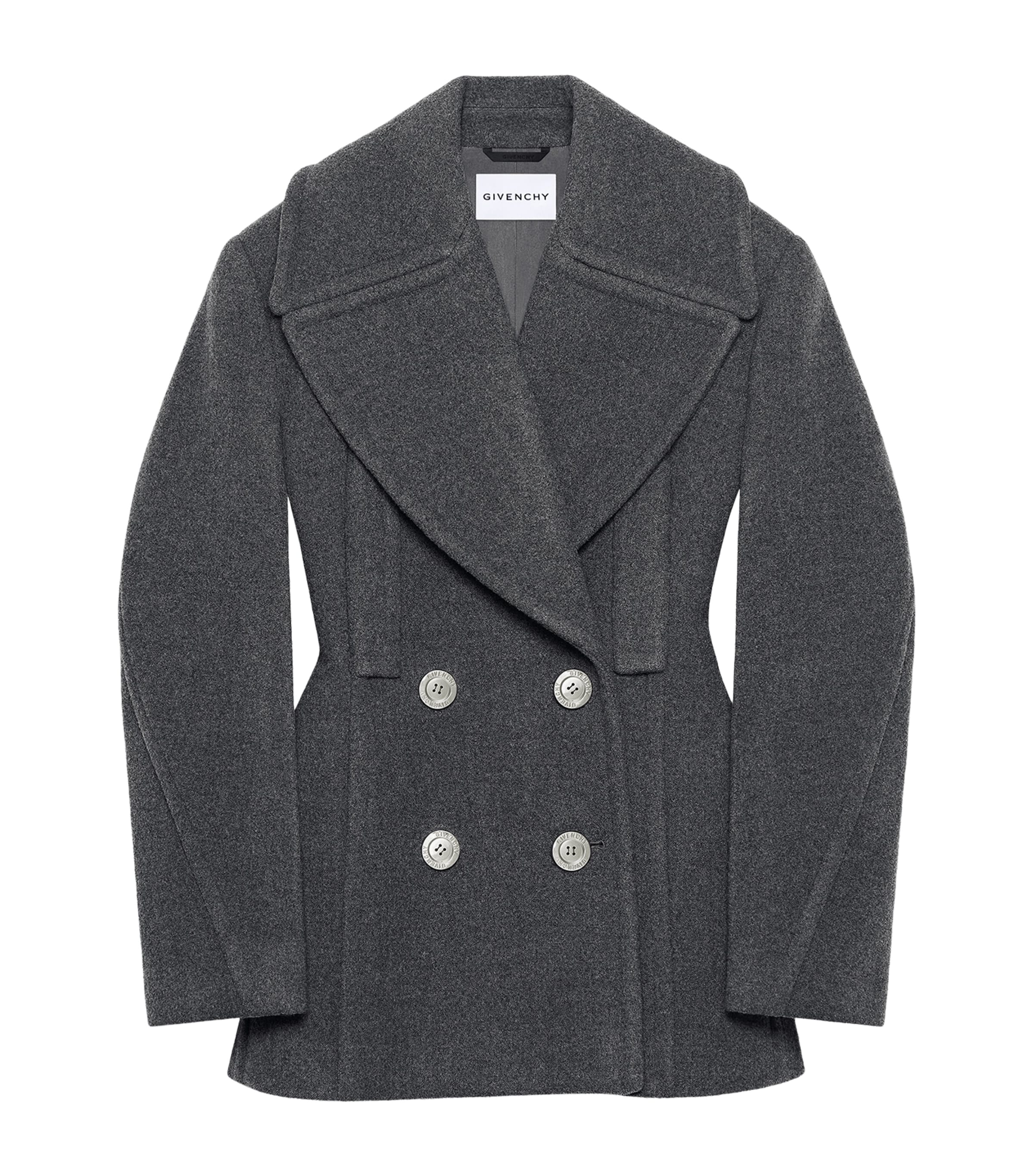 Wool-Silk Coat SLATE BLEND Image 1