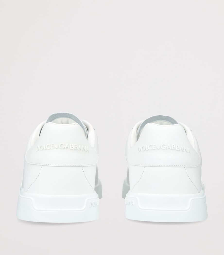 Leather Portofino Sneakers WHITE Image 2