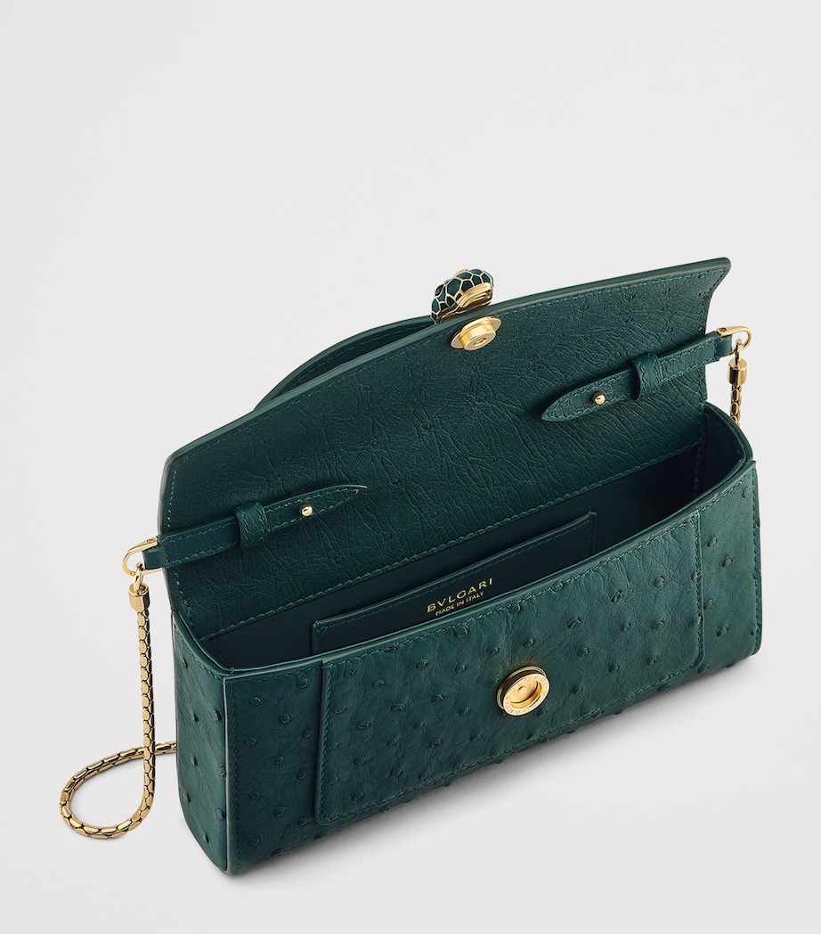 Serpenti Forever Cross-Body Phone Bag GREEN Image 2