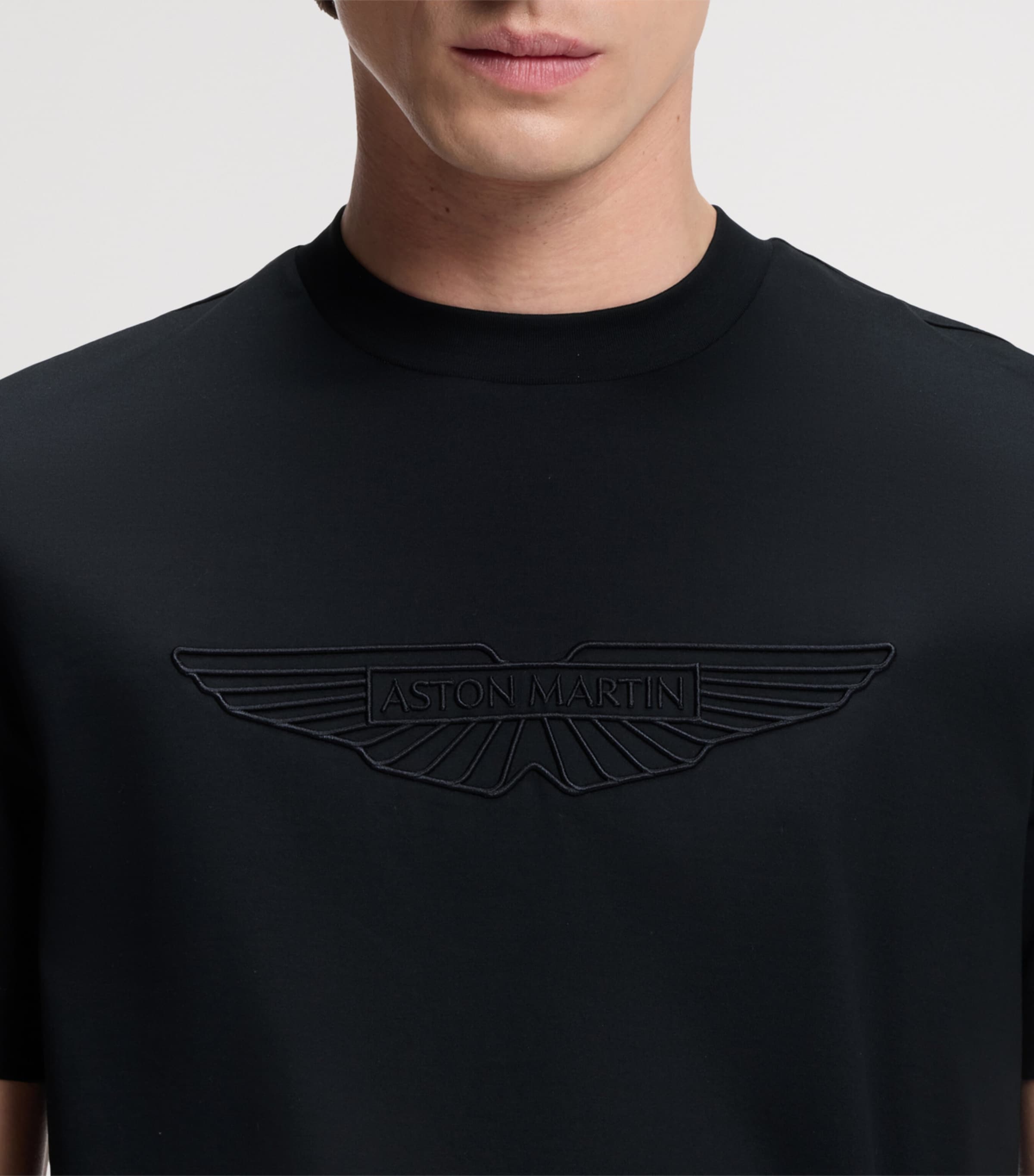 BOSS Mens x Aston Martin Embroidered T-Shirt Image 5