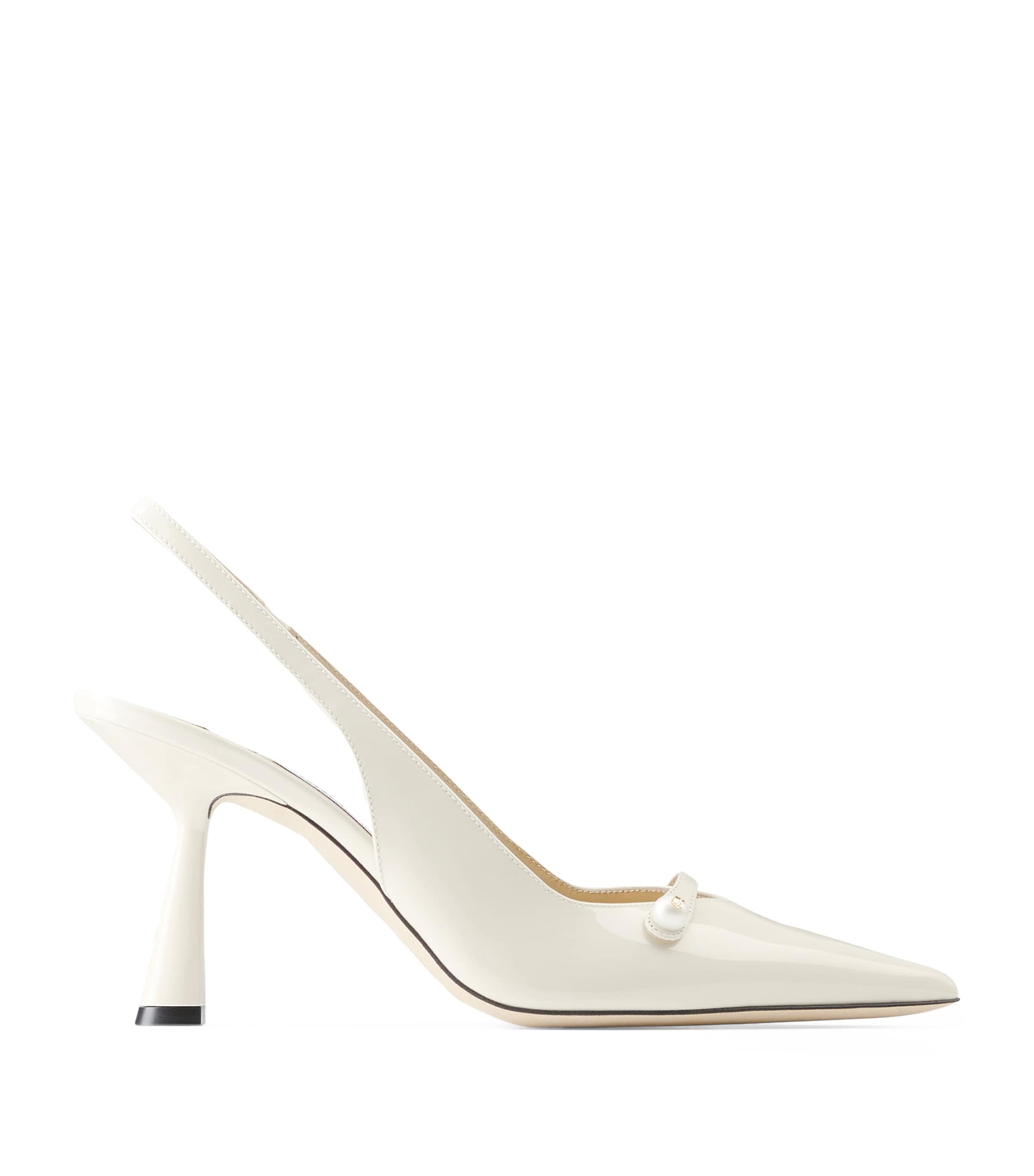 Jimmy Choo Amita 85 Pumps In White