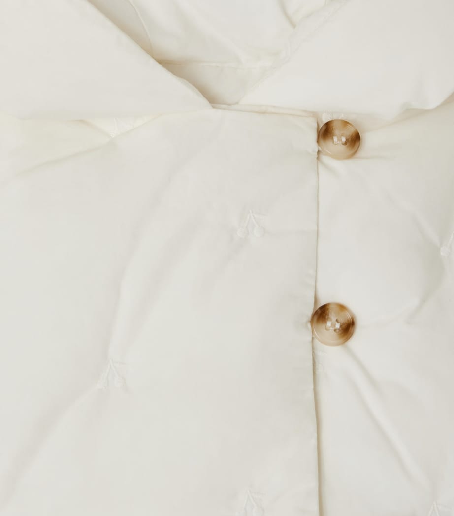 Organic Cotton Bonno Puffer Jacket (6-12 Months) BLANC LAIT Image 3