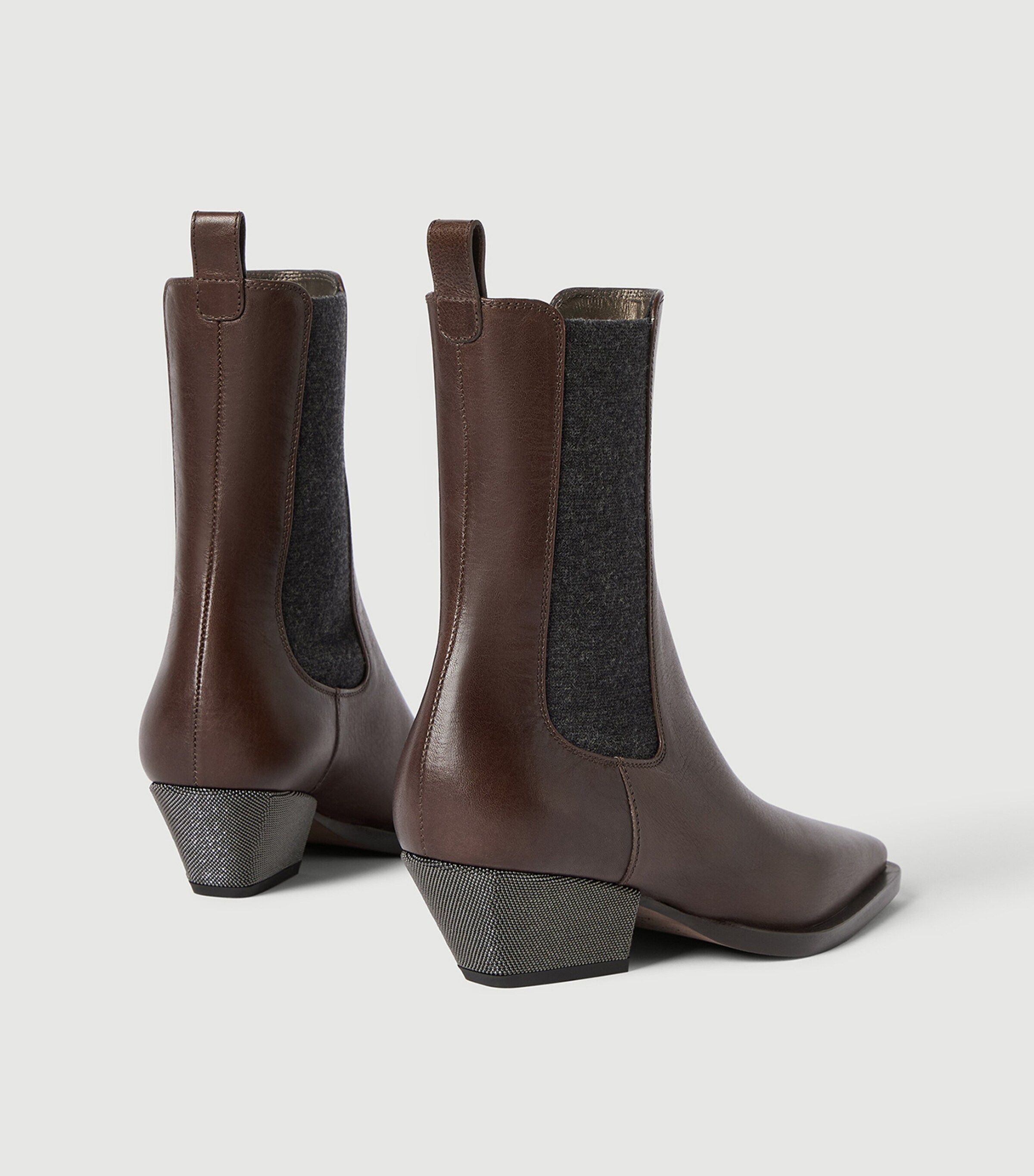 Brunello Cucinelli Leather Chelsea Boots 50 Image 6