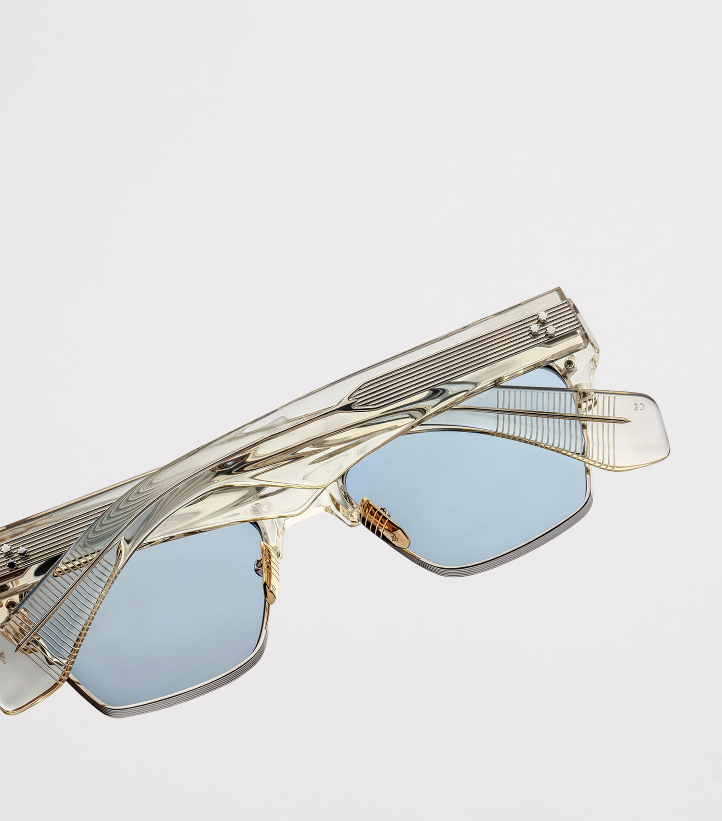 Jacques Marie Mage Blue Bugsy Sunglasses | Harrods UK