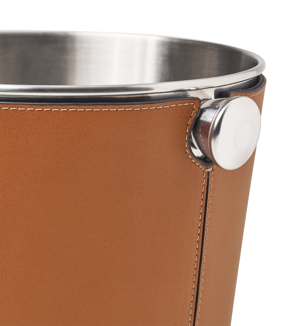 Leather Ice Bucket TAN Image 4