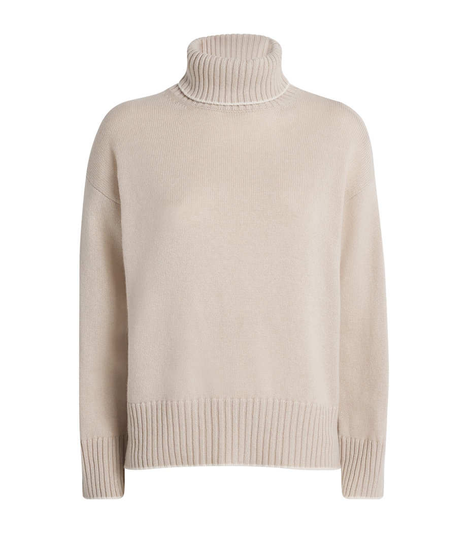 Cashmere Rollneck Sweater SABBIA,PANNA Image 1