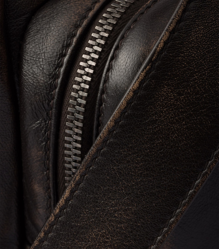 Prada Nappa Lambskin Duffle Bag Brown Image 5