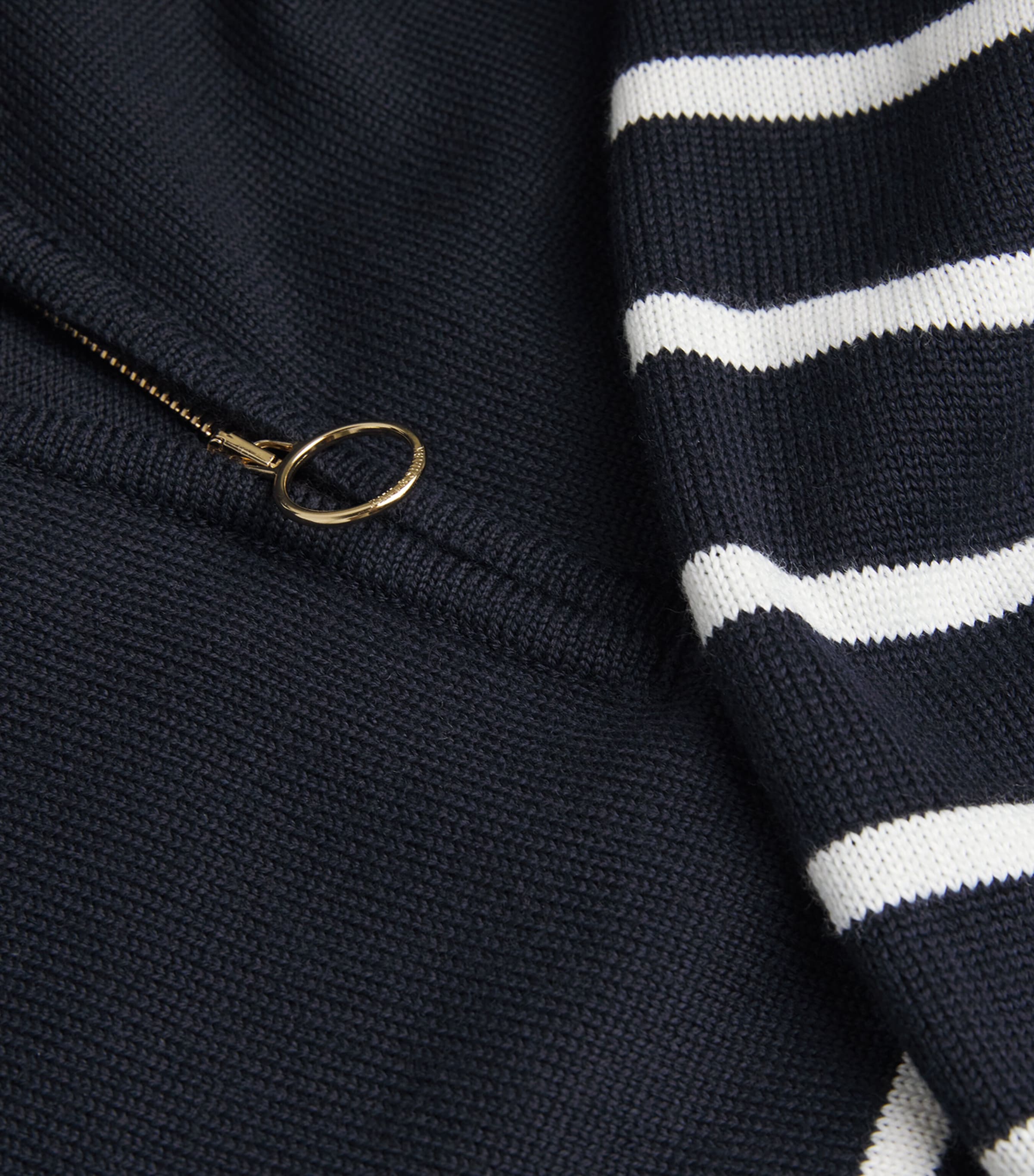 Wool-Blend Striped Sweater 212 BLUE-CREAM Image 5