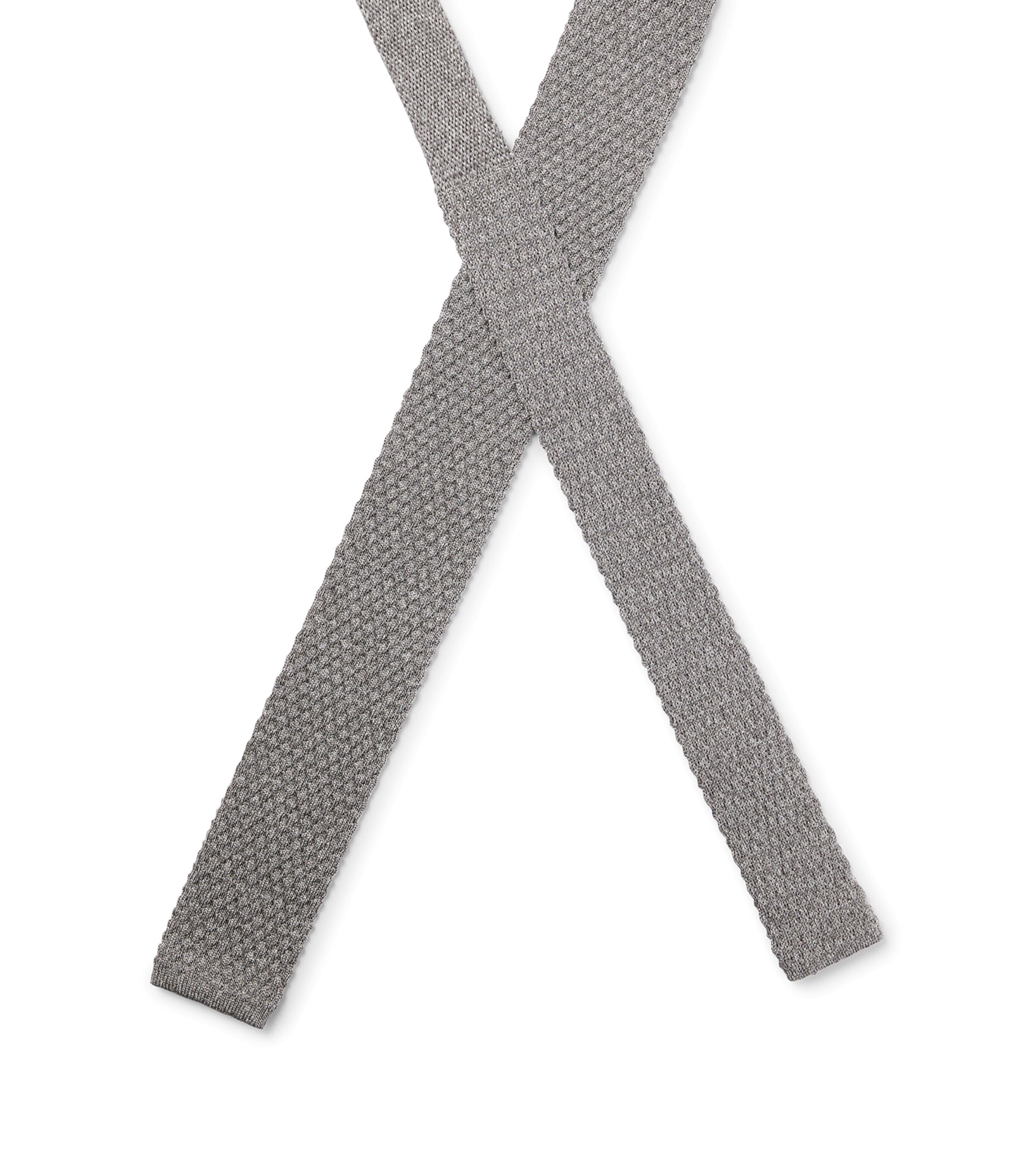 Silk Knitted Straight Tie 041 Image 4