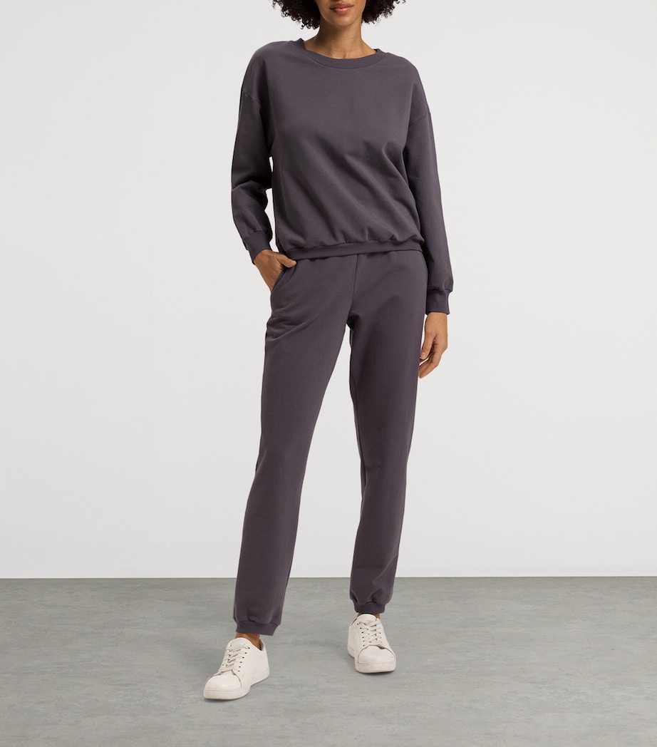 Organic Cotton-Blend Natural Living Sweatshirt BLACK PEARL Image 5