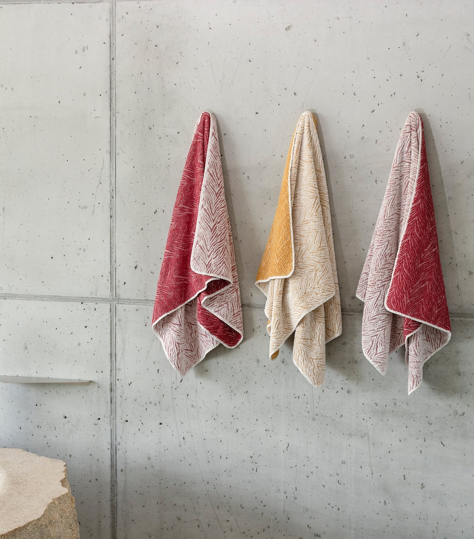 Abyss & Habidecor Egyptian Cotton Vasco Hand Towel (55cm x 100cm) Gold Image 5