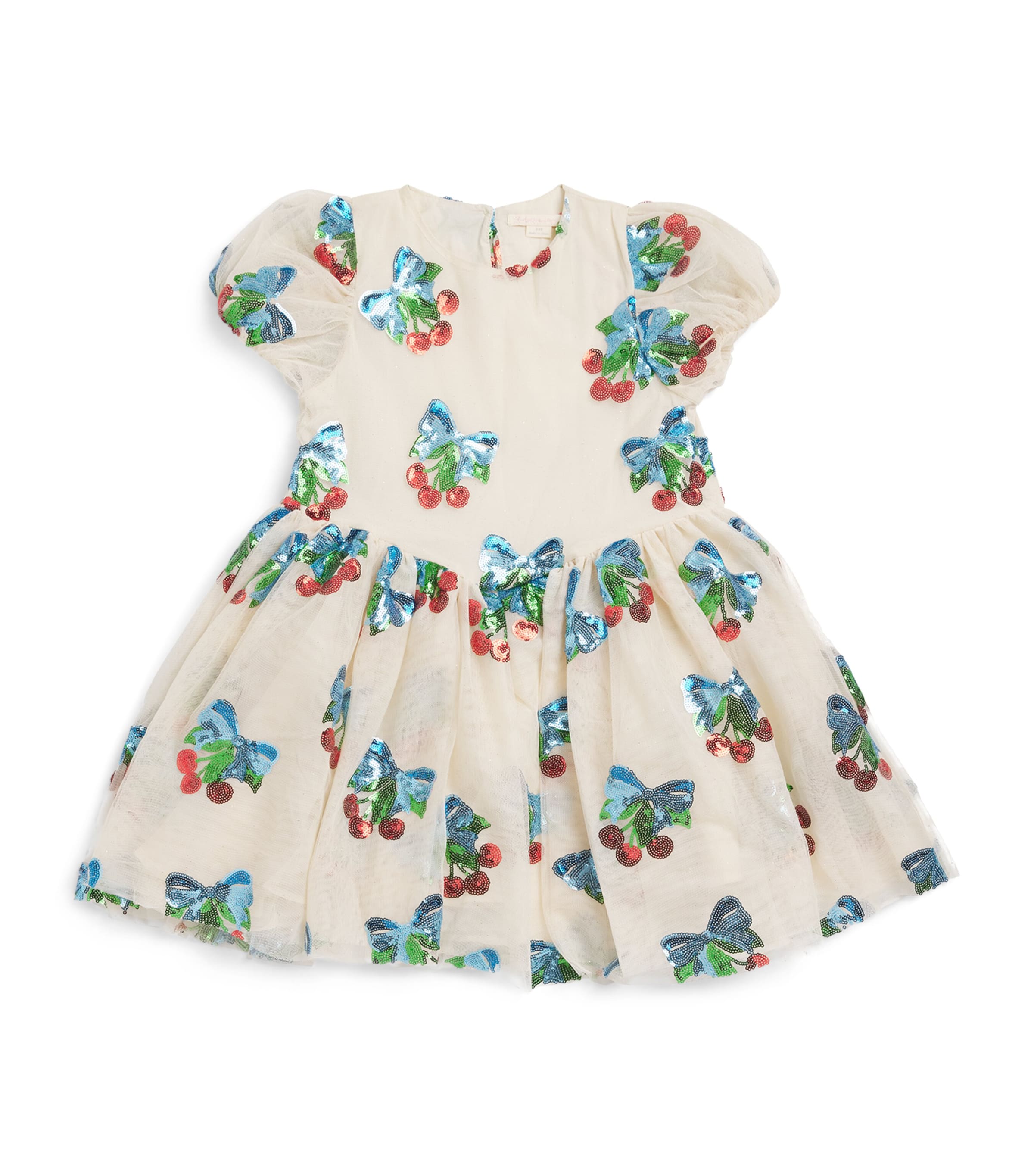 KONGES SLOJD SEQUINNED-CHERRIES HEARTILY DRESS