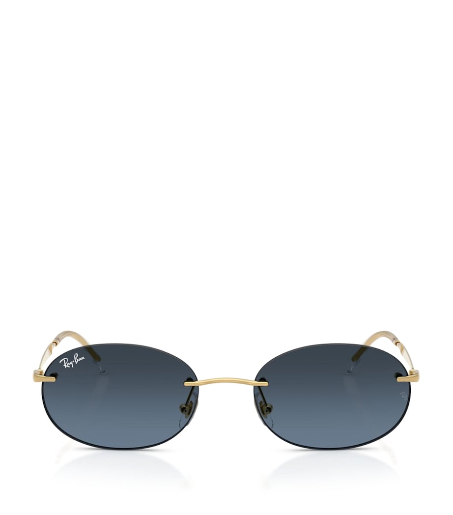 RB3767 Metal Oval Sunglasses 001/4C Image 1