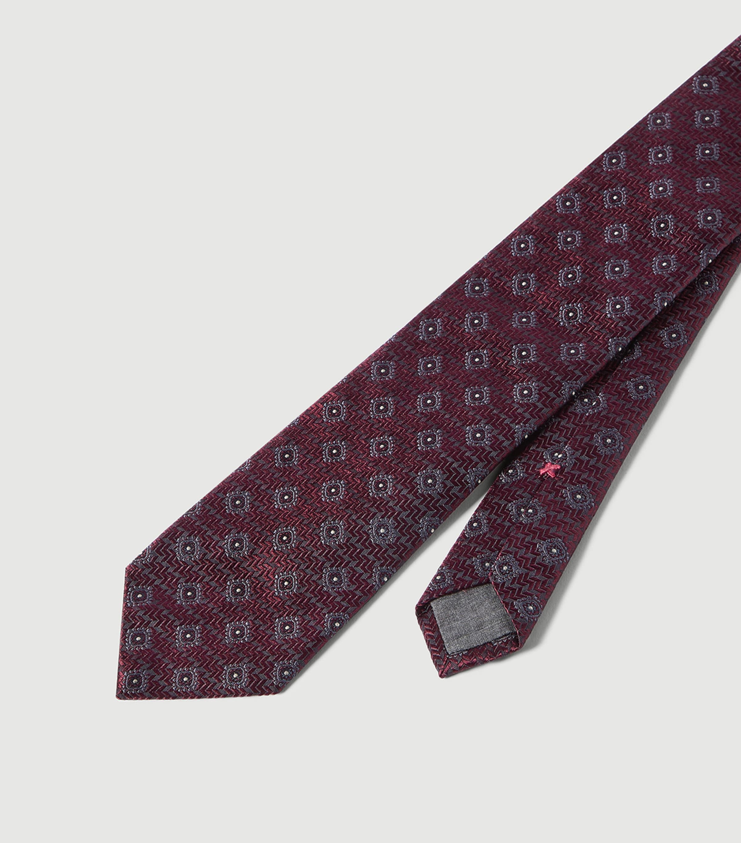 Brunello Cucinelli Silk Geometric Tie Image 3