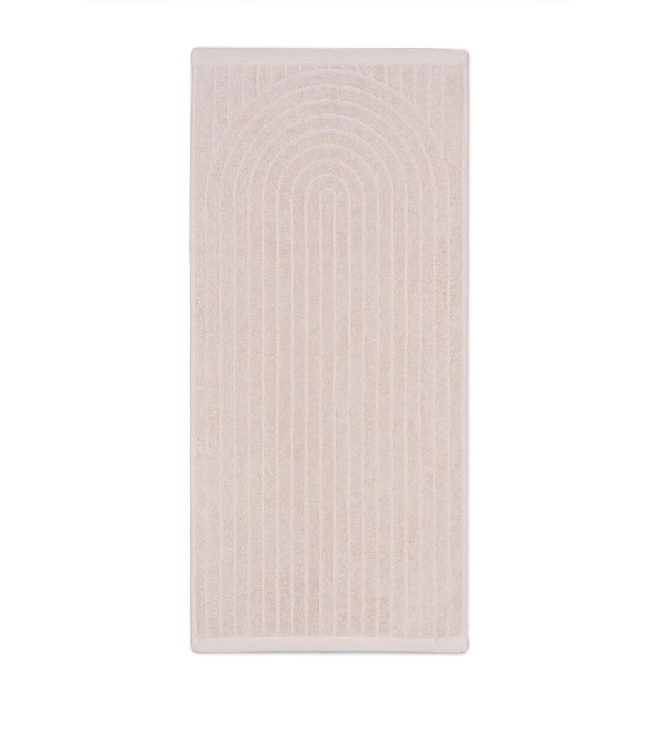 Cotton Suna Clovelly Hand Towel (40cm x 70cm) CLAY Image 1