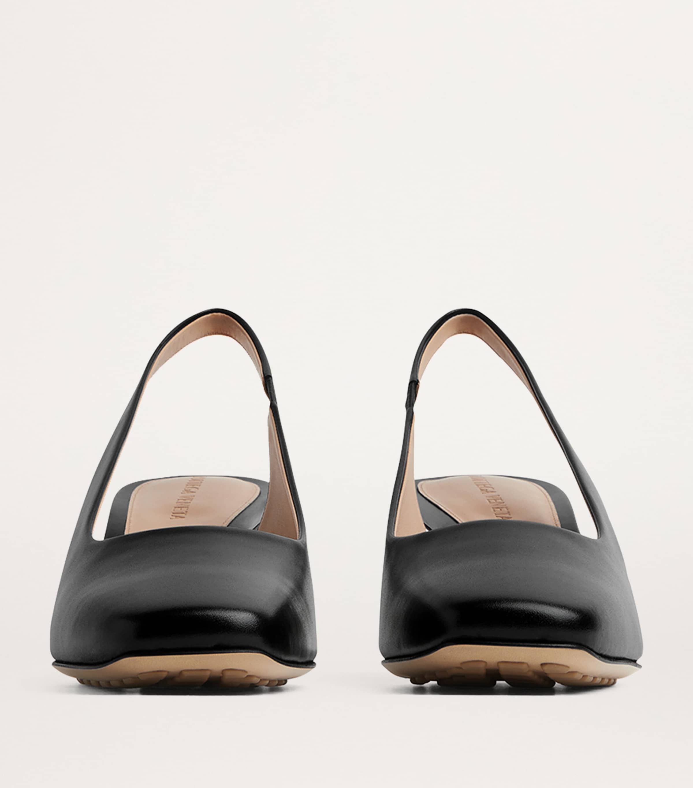 Leather Knot Slingback Pumps 45 1000 Image 5