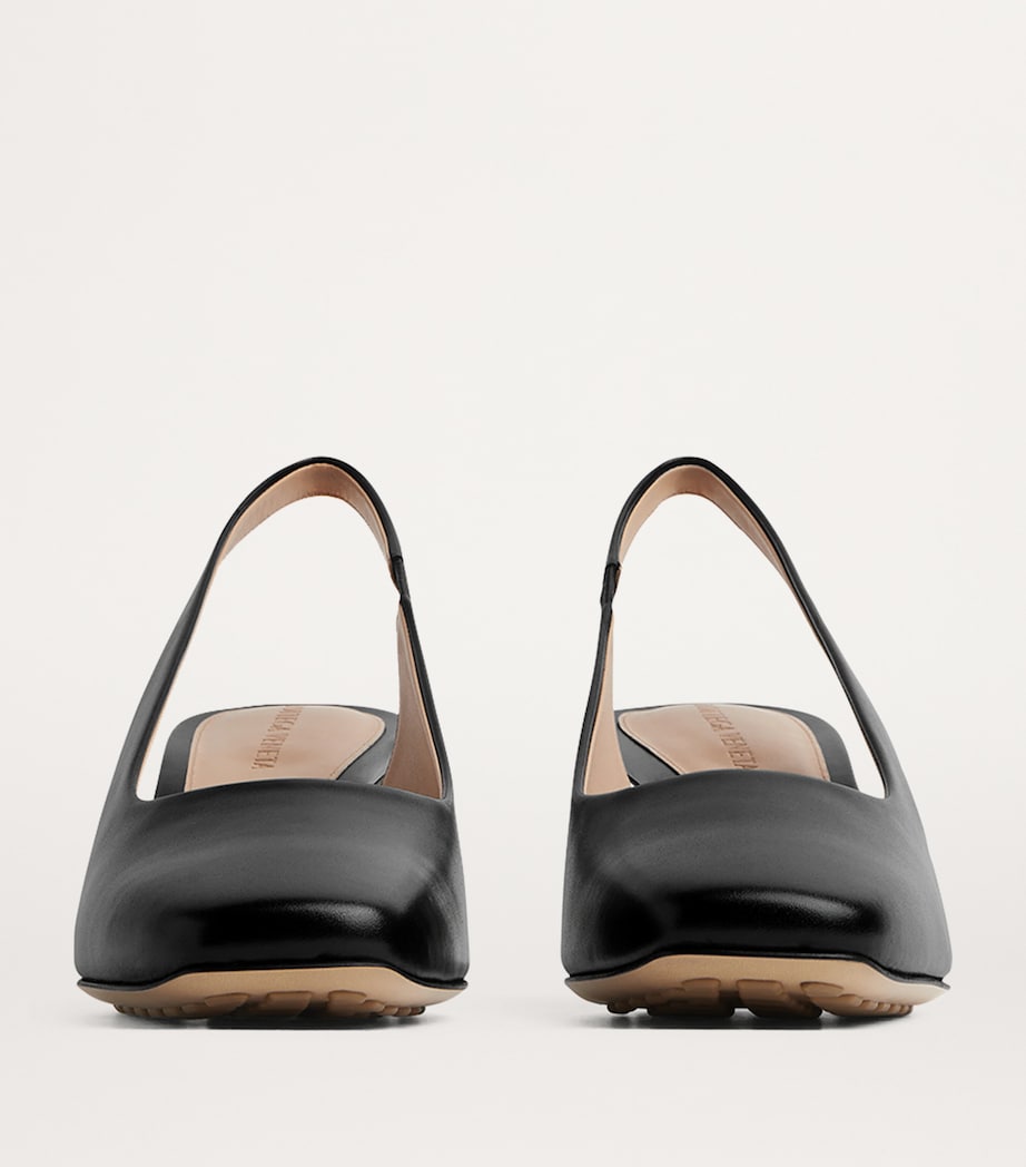 Leather Knot Slingback Pumps 45 1000 Image 5