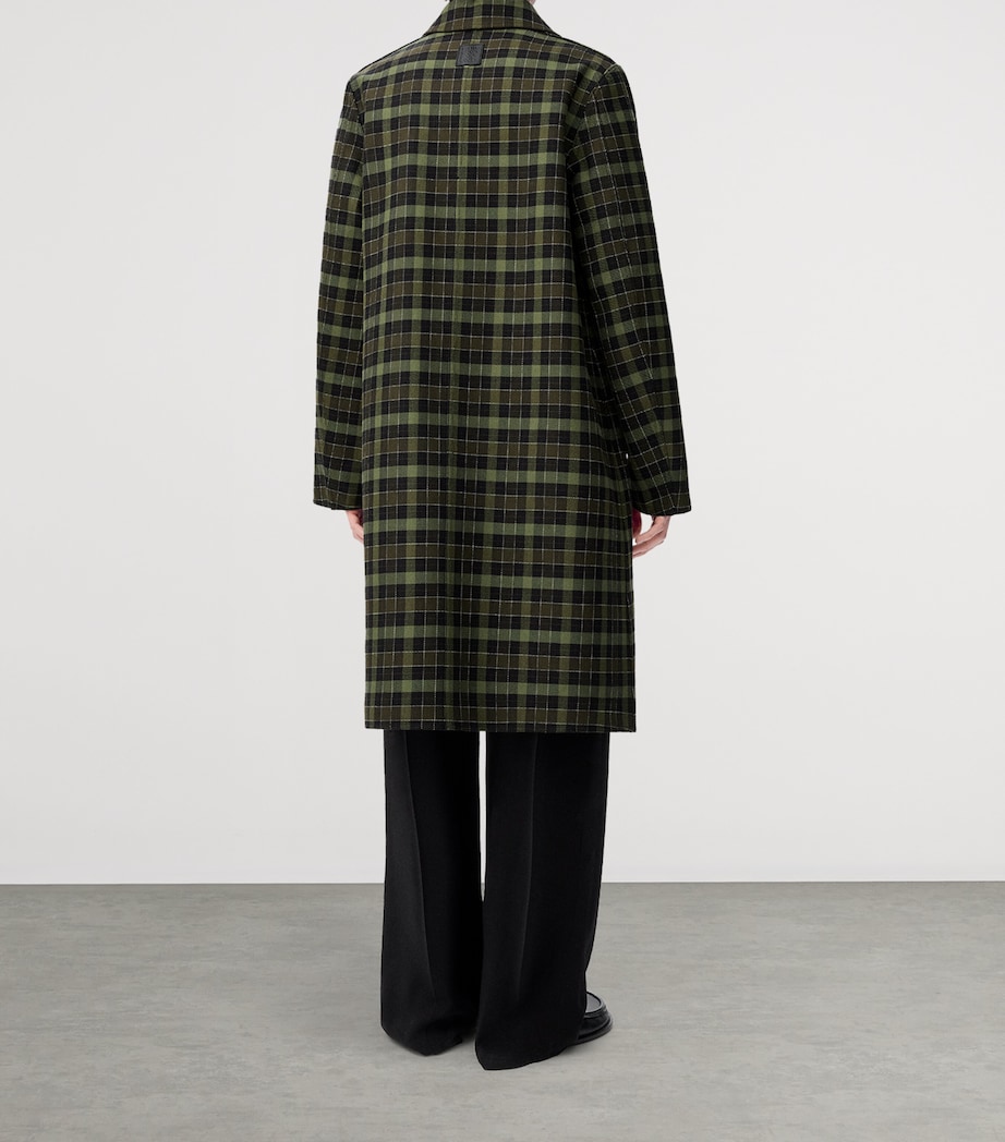 Wool-Blend Reversible Overcoat BLACK Image 3