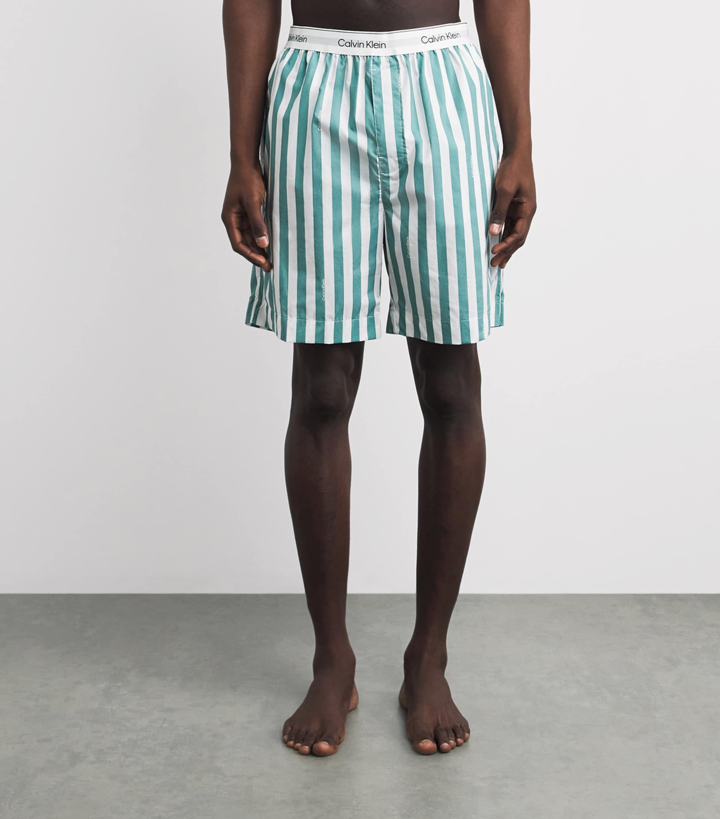 Calvin Klein Mens Cotton Poplin Stripe Pyjama Bottoms Boardwalk Arc Image 4