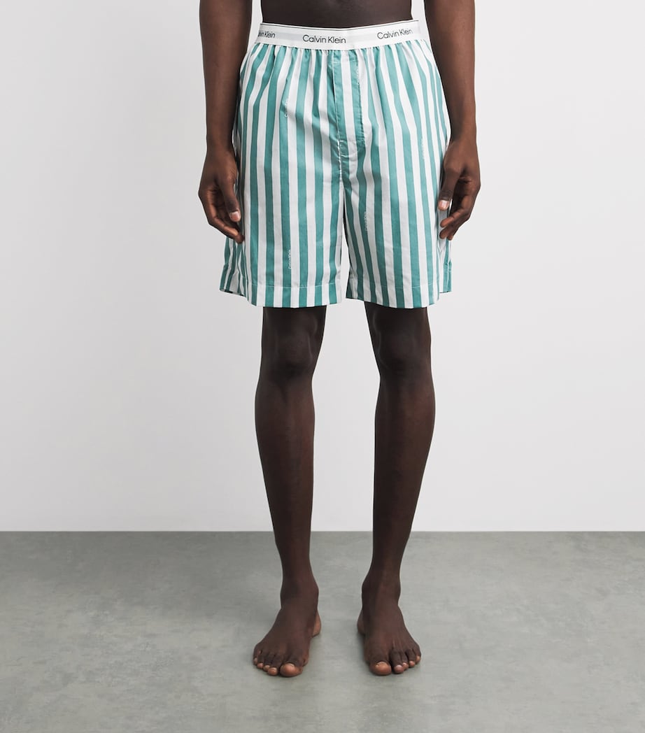 Calvin Klein Mens Cotton Poplin Stripe Pyjama Bottoms Boardwalk Arc Image 4