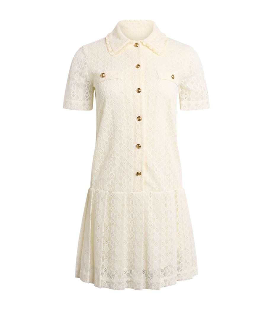 Lace Mini Dress ECRU Image 1