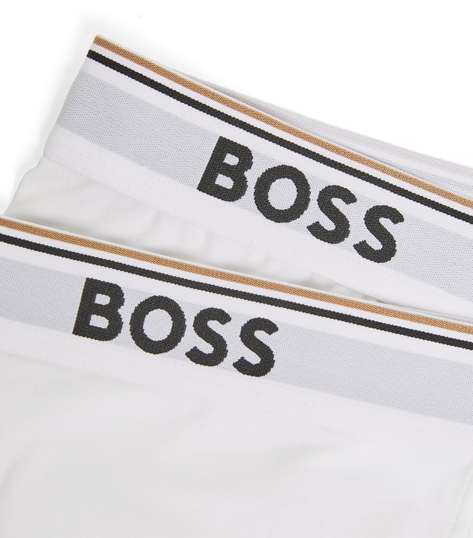 Stretch-Cotton Logo Trunks (Pack of 3) 100/WHITE Image 5