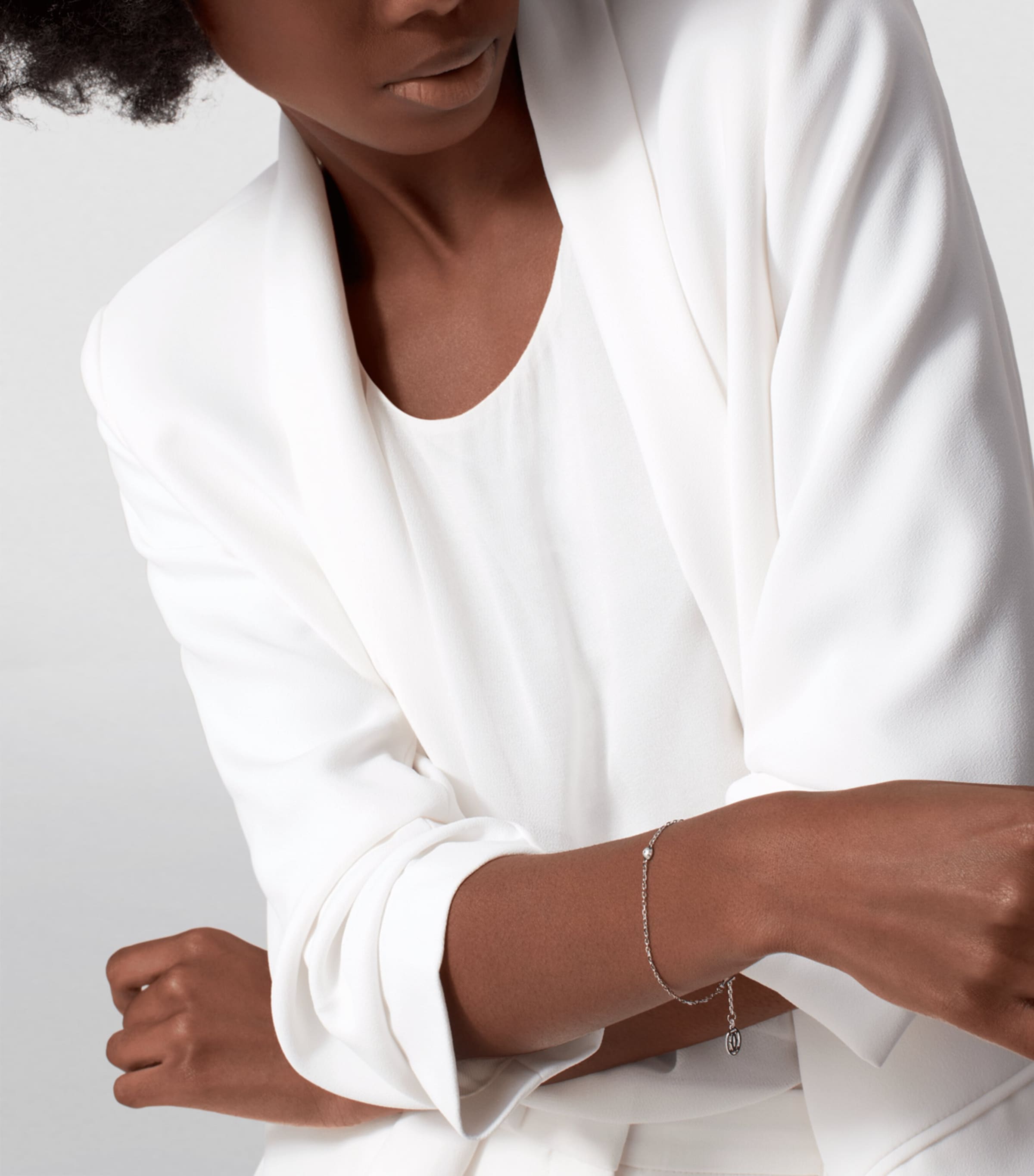 White Gold and Diamond Cartier d'Amour Bracelet WHITE GOLD Image 5