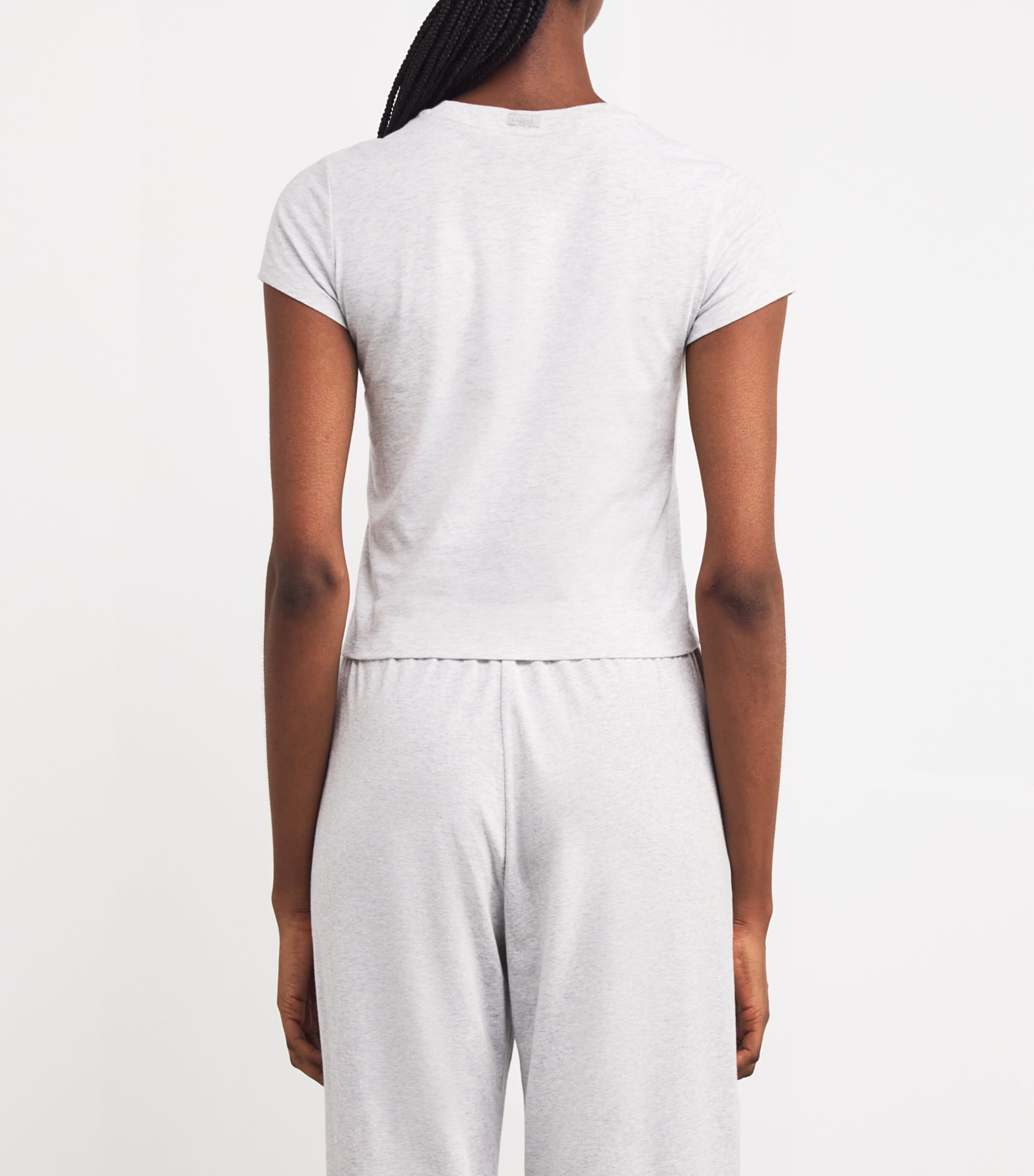 【関税込み】SKIMS ホワイト Relaxed Tees シュランケン Tシャツ RELAXED TEES SHRUNKEN T-SHIRT | SNOW