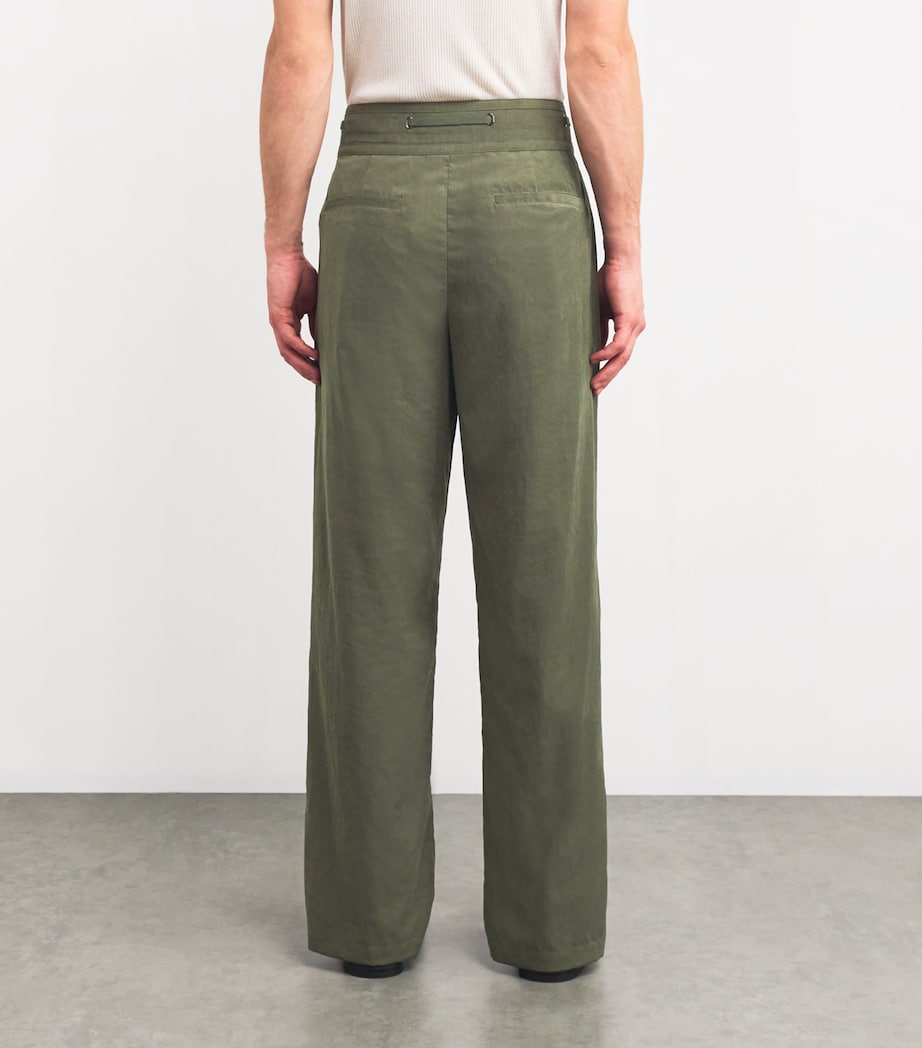 Drawstring Rowan Straight Trousers SYCAMORE Image 4