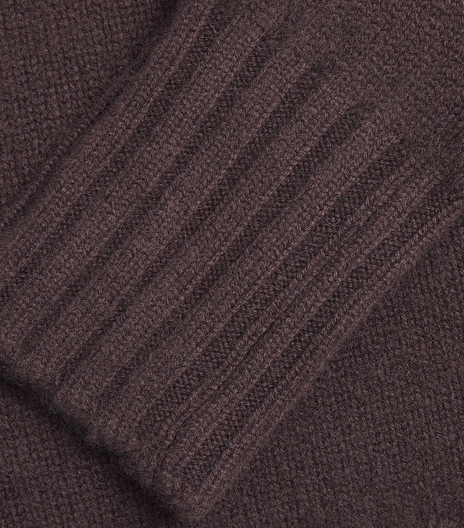 Cashmere Collar Sweater A2266 Image 5