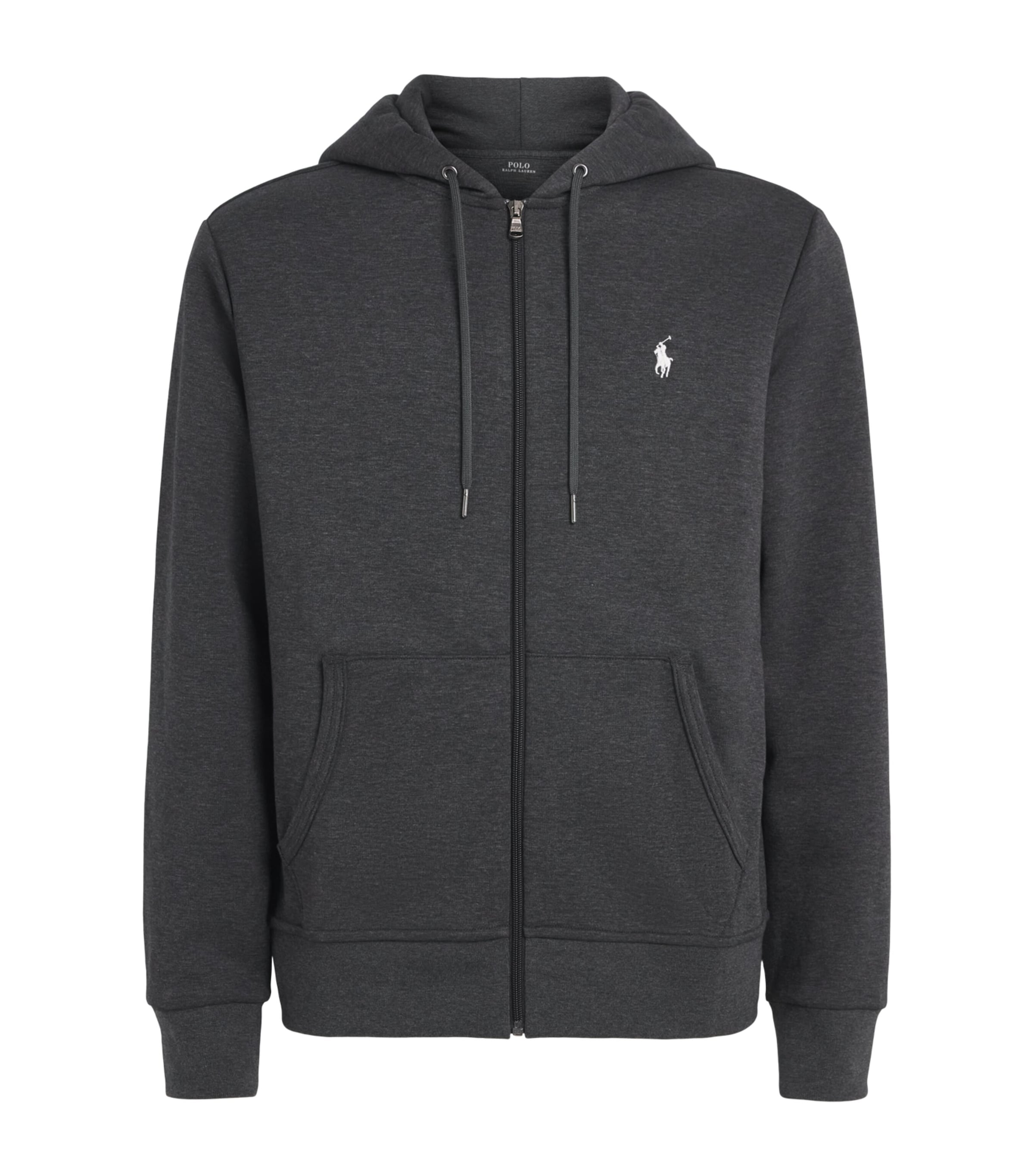 Polo Ralph Lauren Mens Polo Pony Zip-Up Hoodie Windsor Hther Image 1