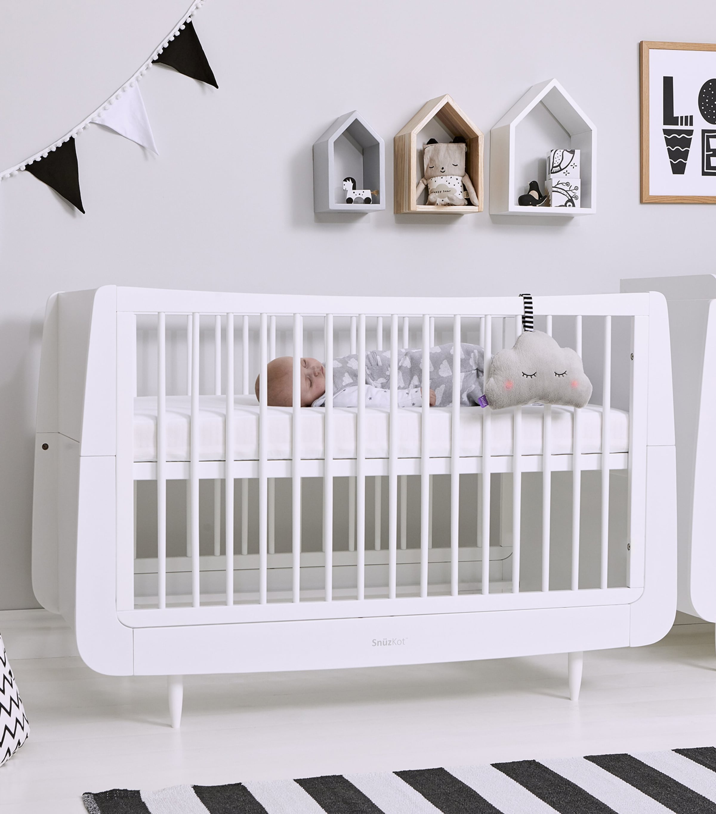 Snüz SnüzCloud Baby Sleep Aid Light Grey Image 5