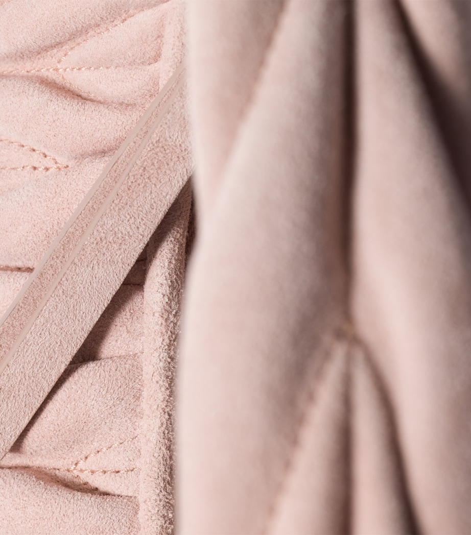 Suede Matelassé Wander Top-Handle Bag F0924 Image 4