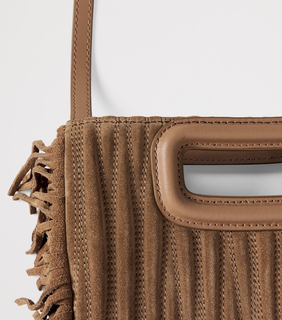 Suede Fringed M Bag CAMEL Image 6