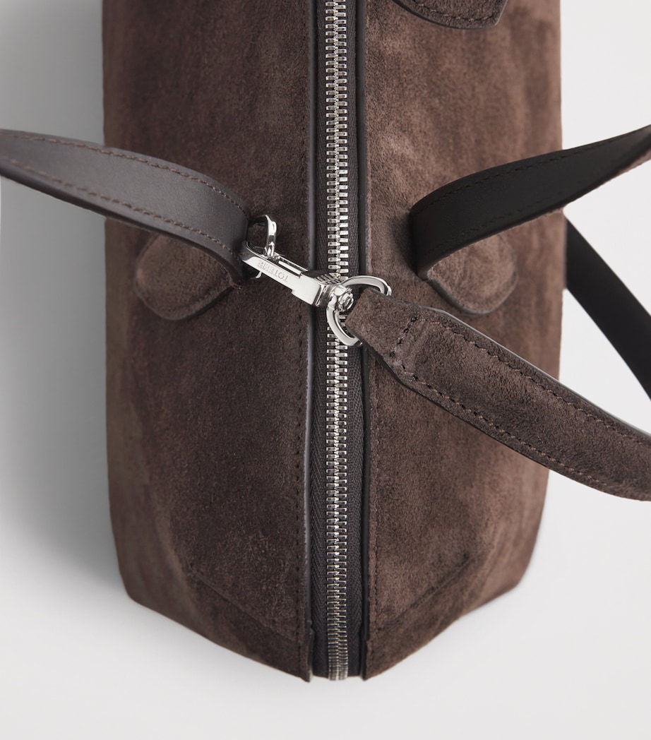 Toteme Womens Medium Suede Day Shoulder Bag Brown Image 6