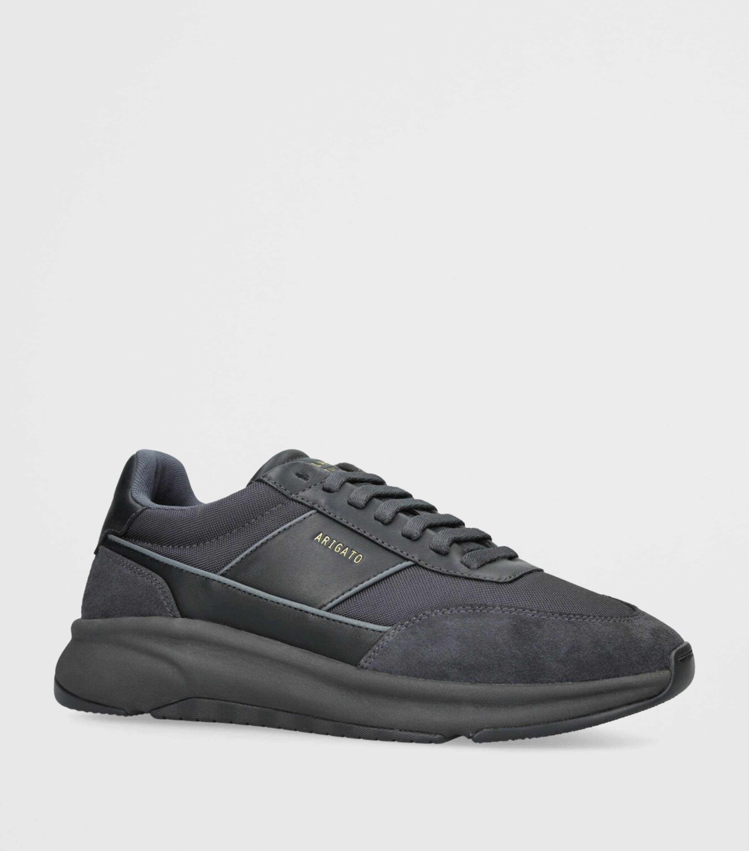 Suede Genesis Neo Runner Sneakers BLACK Image 3