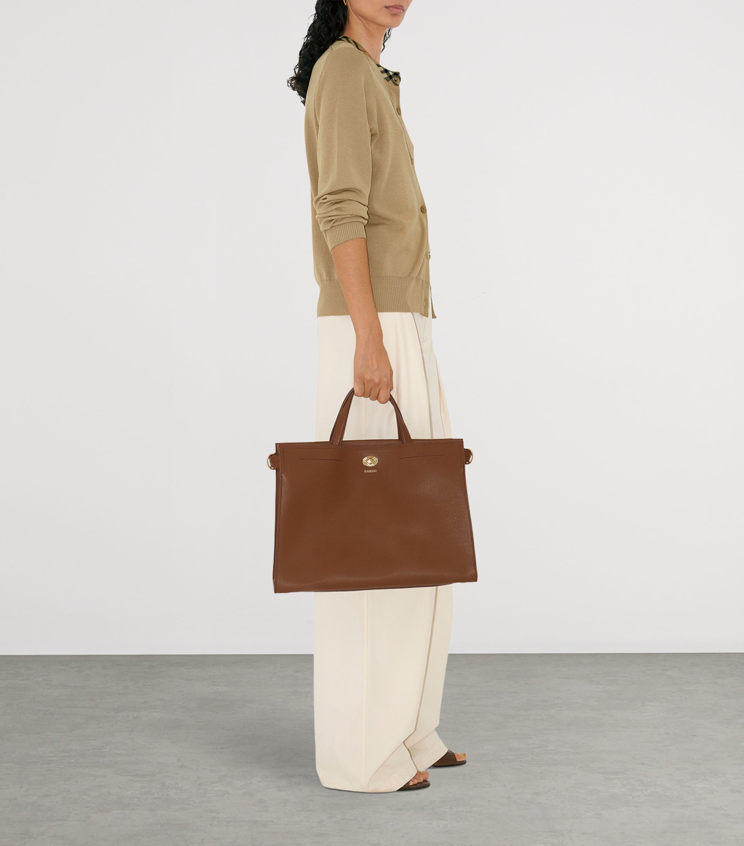 Medium Calfskin Cotswolds Tote Bag HAZEL Image 2