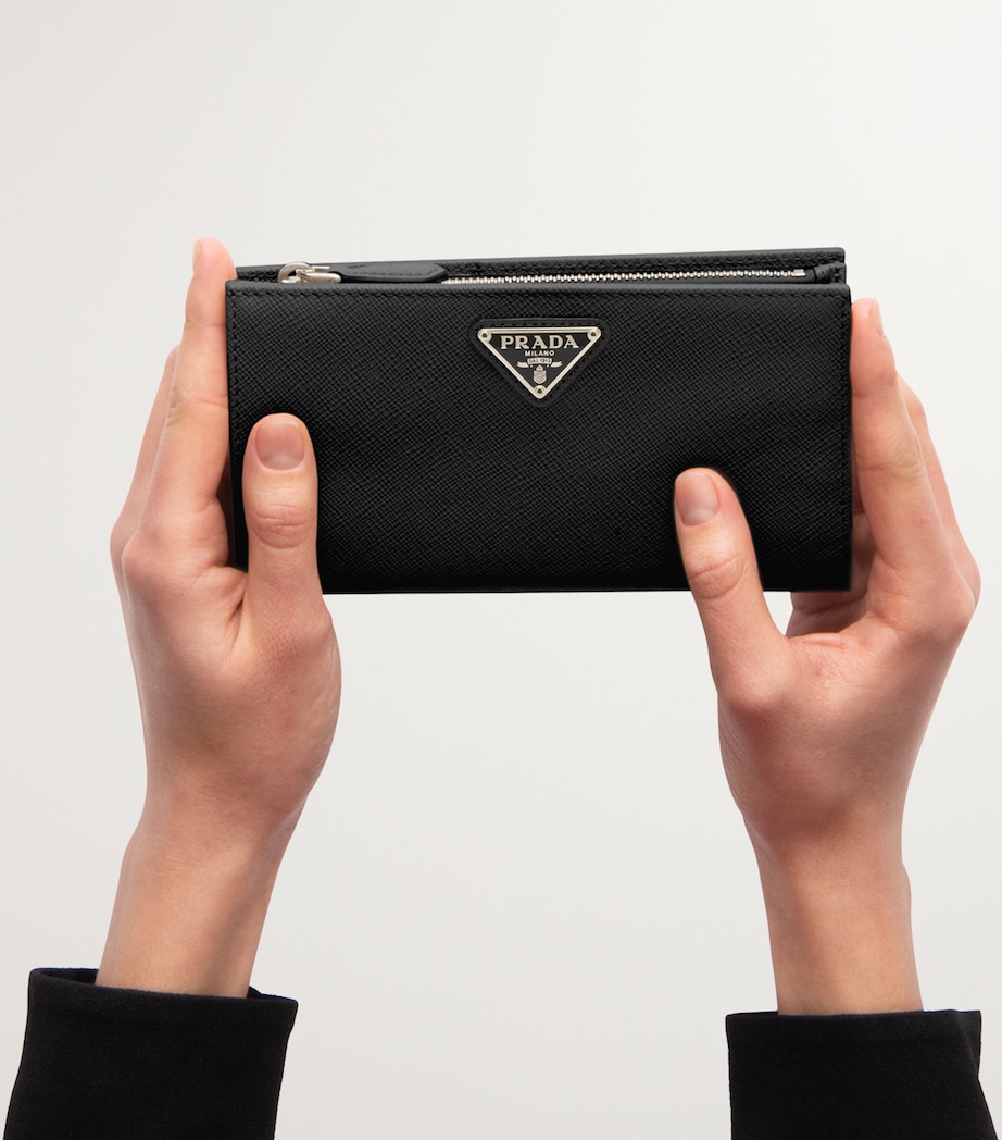 Large Saffiano Leather Wallet F0632 Image 2