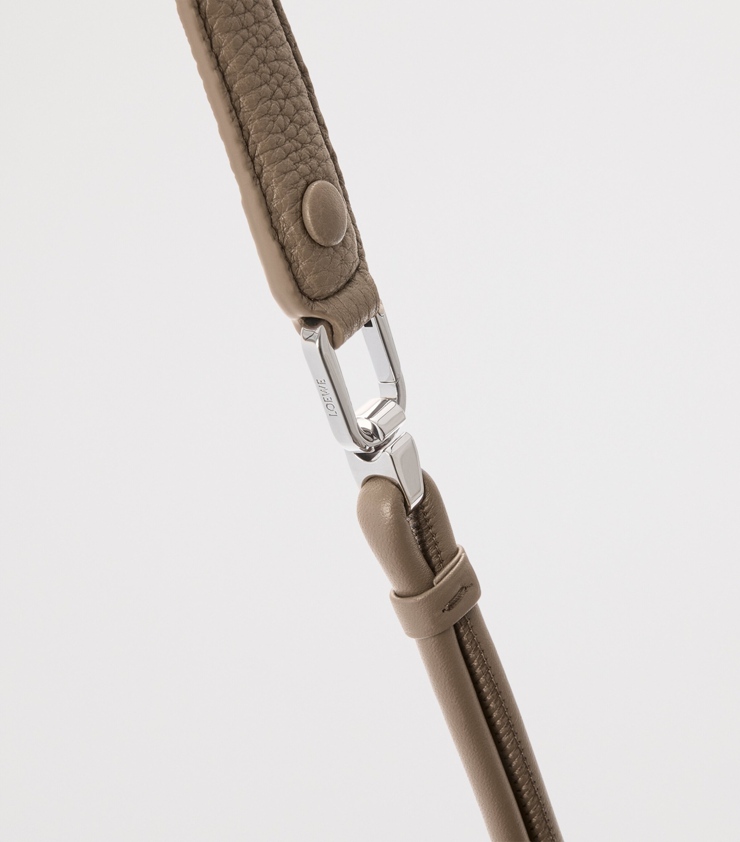 Small Grained Leather Madrid Shoulder Bag TAUPE Image 12