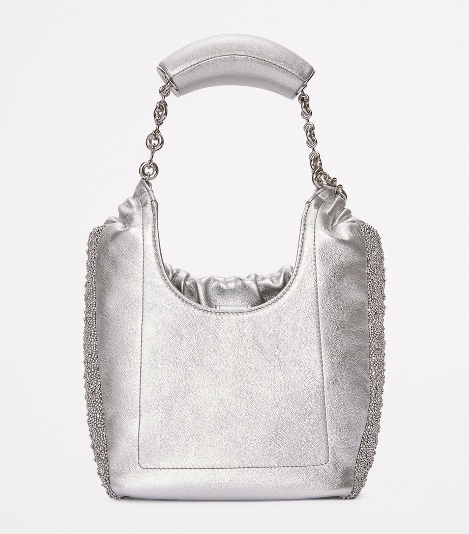 EXCLUSIVE Mini Mirror Squeeze Top-Handle Bag SILVER Image 3