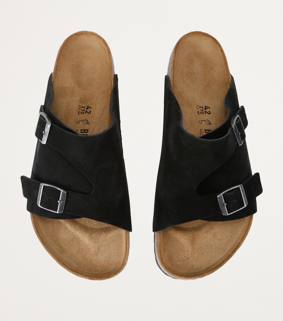 Suede Zürich Sandals BLACK Image 6