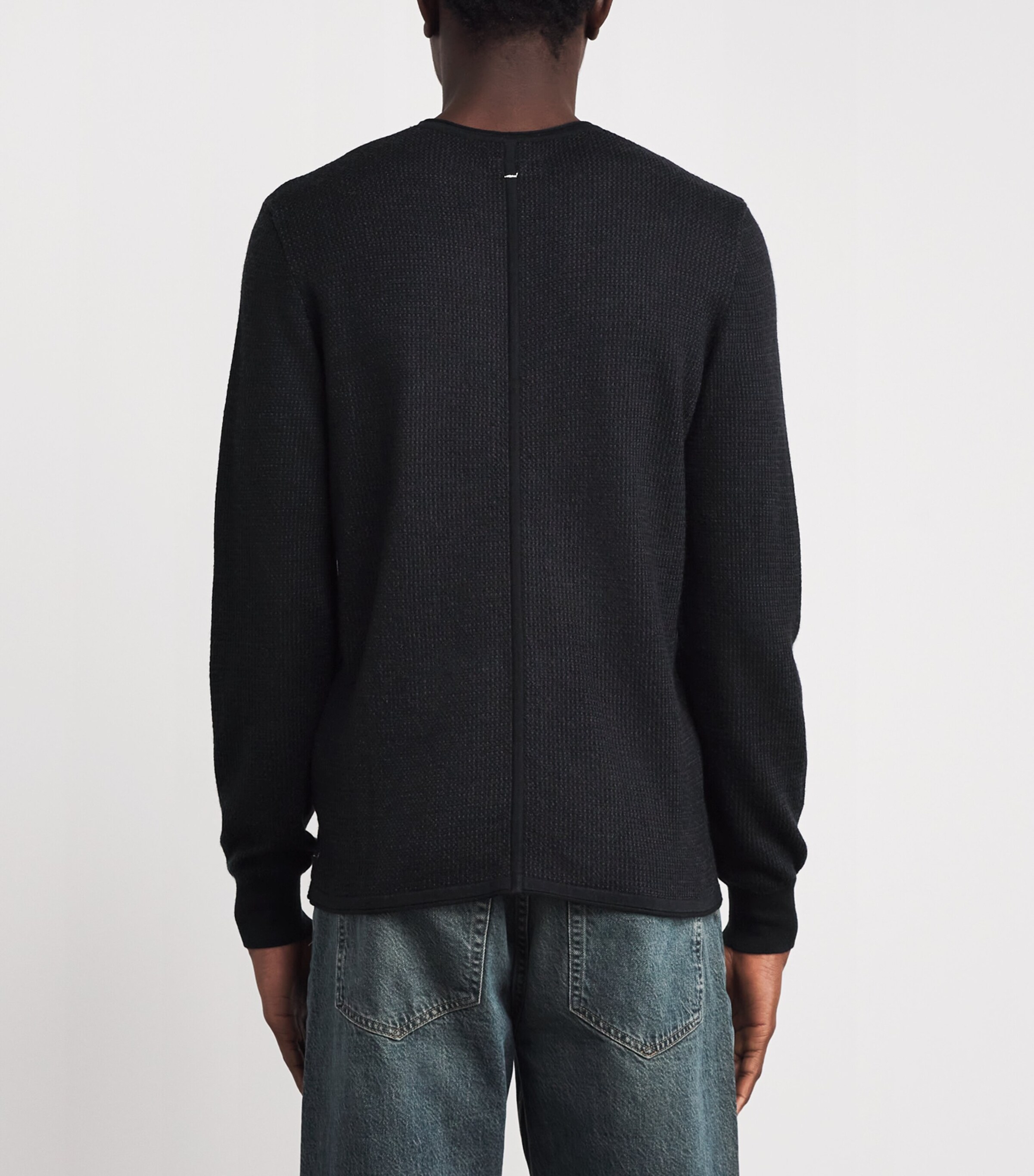 Wool-Blend Gregory Sweater BLACK Image 4