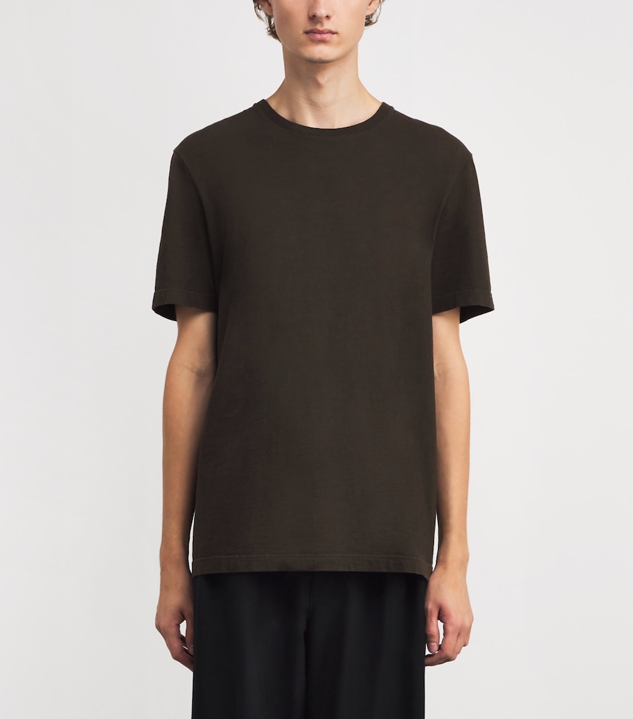 Luke Cotton T-Shirt MUD Image 3